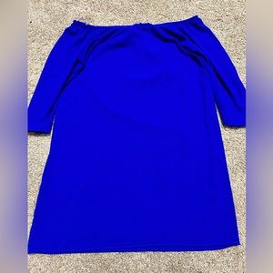 Blue Off The Shoulder Dress Women’s Size Medium